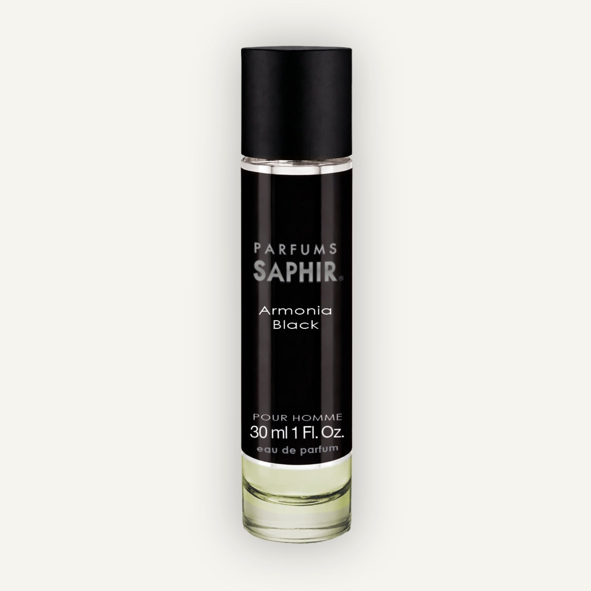 Saphir Parfums 30 ml Flakon. Der Duft Armonia Black.