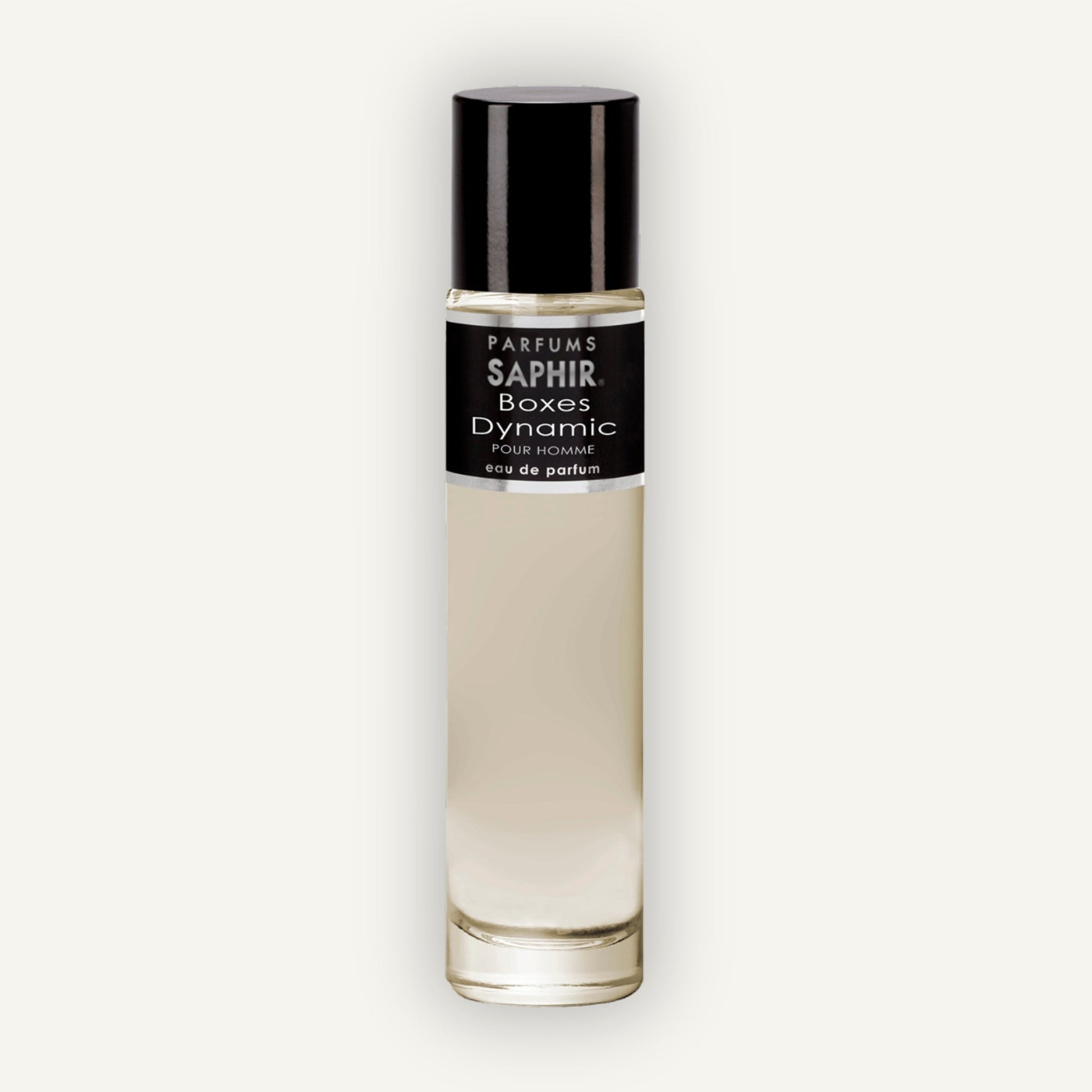 Saphir Parfums 30 ml Flakon. Der Duft Boxes Dynamic.