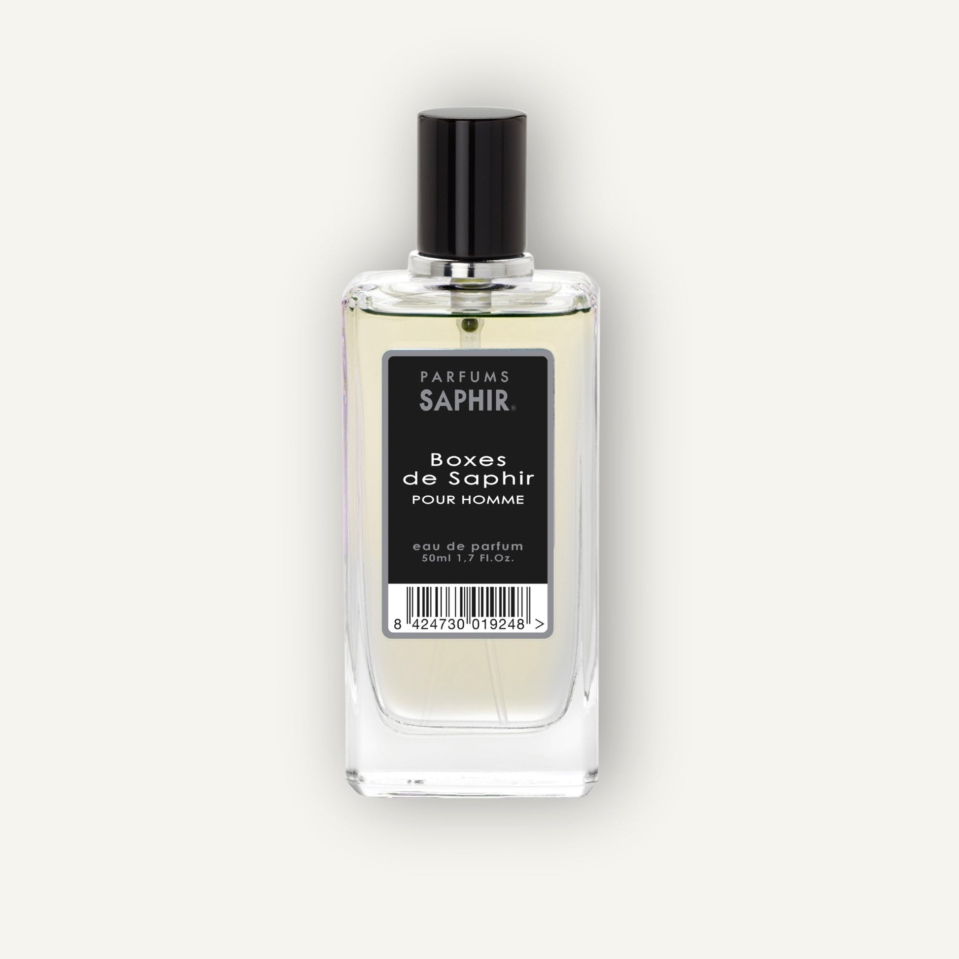 Saphir Parfums 50 ml Flakon. Der Duft Boxes Dynamic.