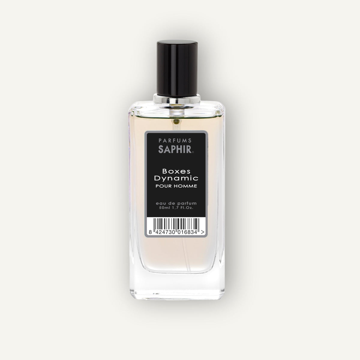 Saphir Parfums 50 ml Flakon. Der Duft Boxes Dynamic.