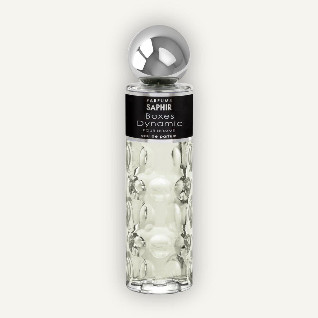 Saphir Parfums 200 ml Flakon. Der Duft Boxes Dynamic.