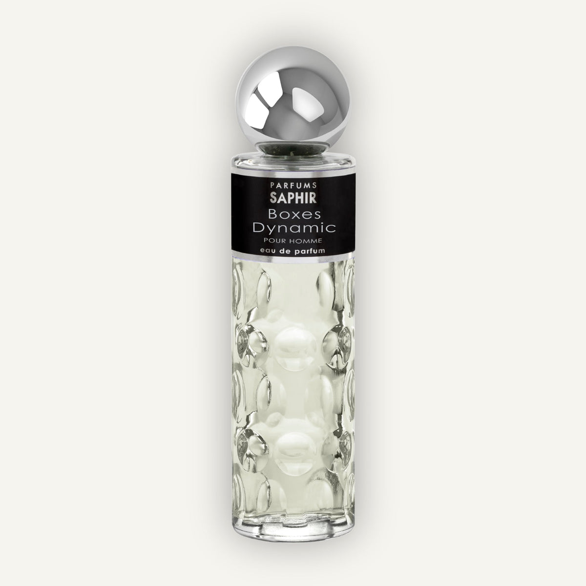 Saphir Parfums 200 ml Flakon. Der Duft Boxes Dynamic.