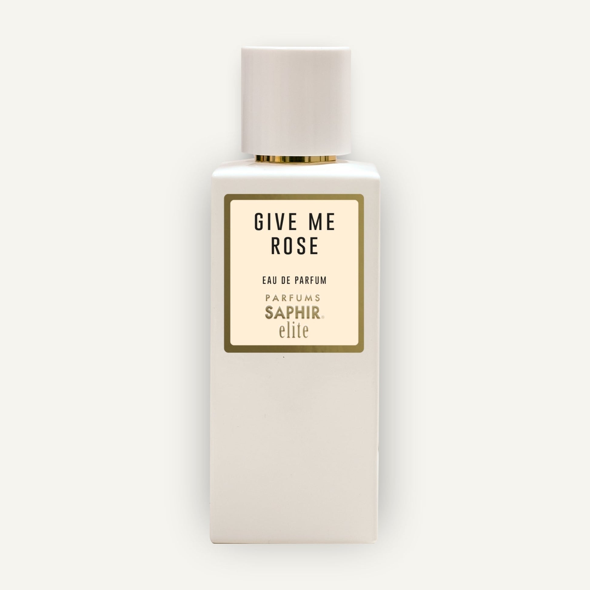 Saphir Parfums Elite Flakon. Der Duft Give Me Rose.