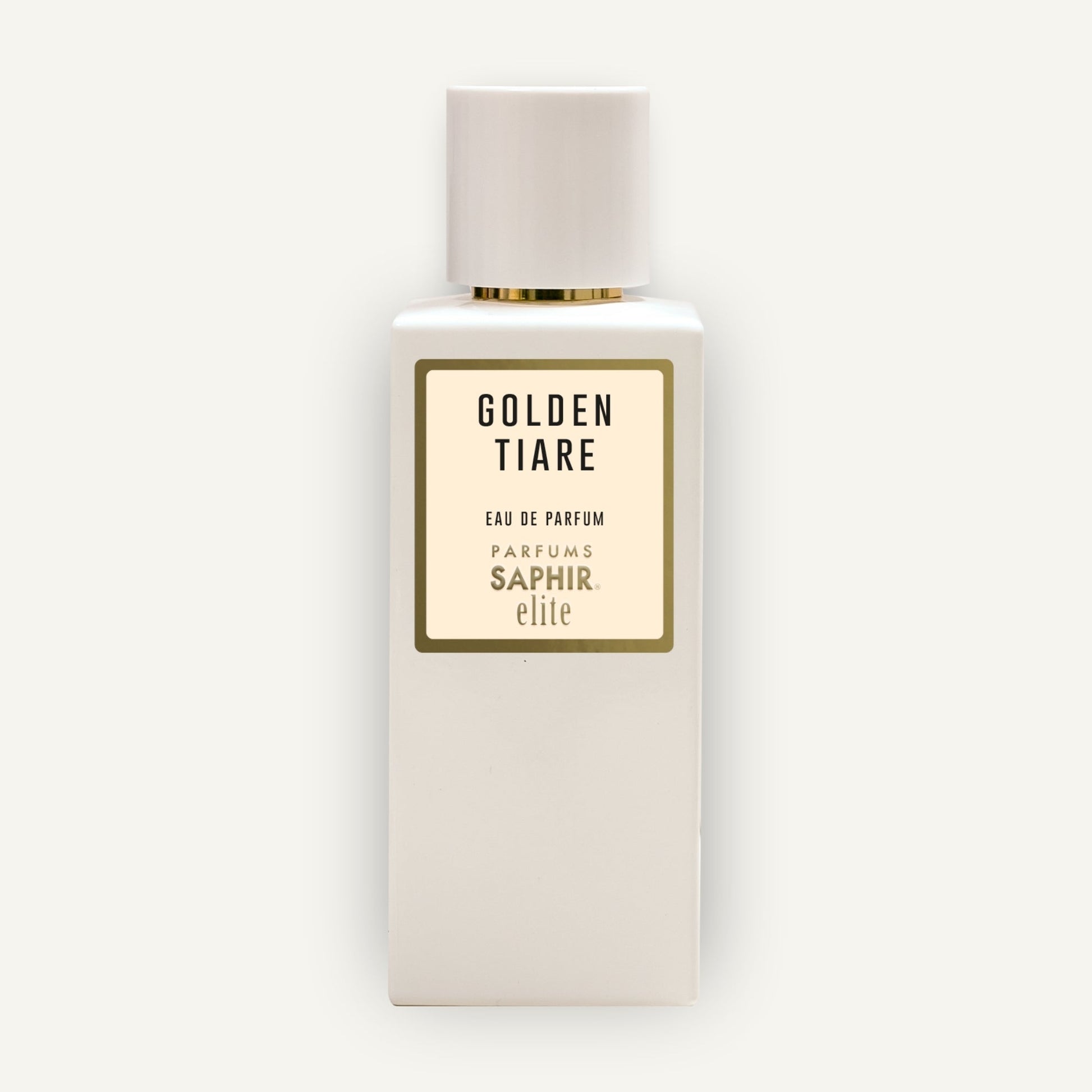 Saphir Parfums Elite Flakon. Der Duft Golden Tiare.