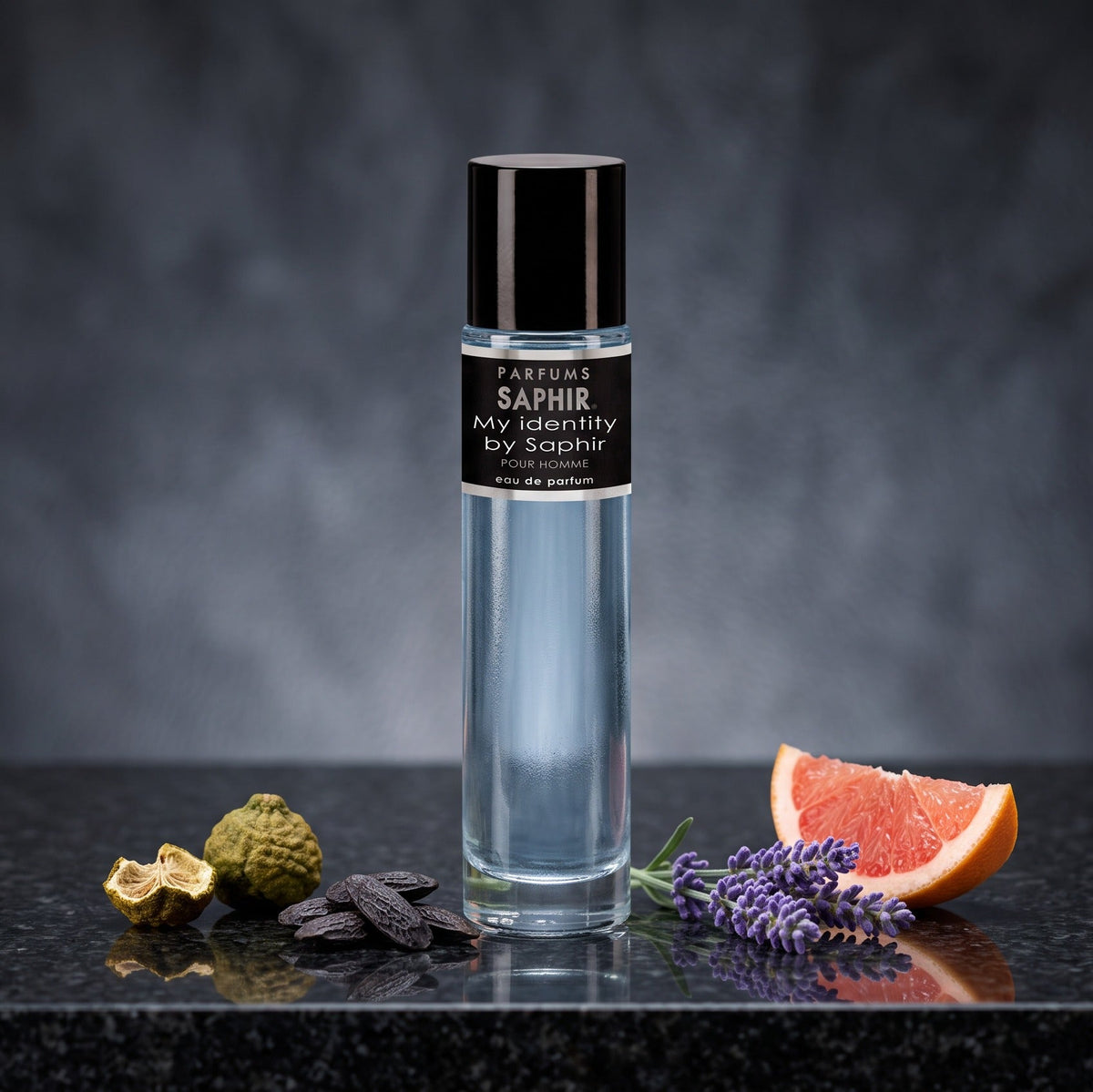 Saphir Parfums 30 ml Flakon. Der Duft My Identity by Saphir mit Inhaltsstoffen.