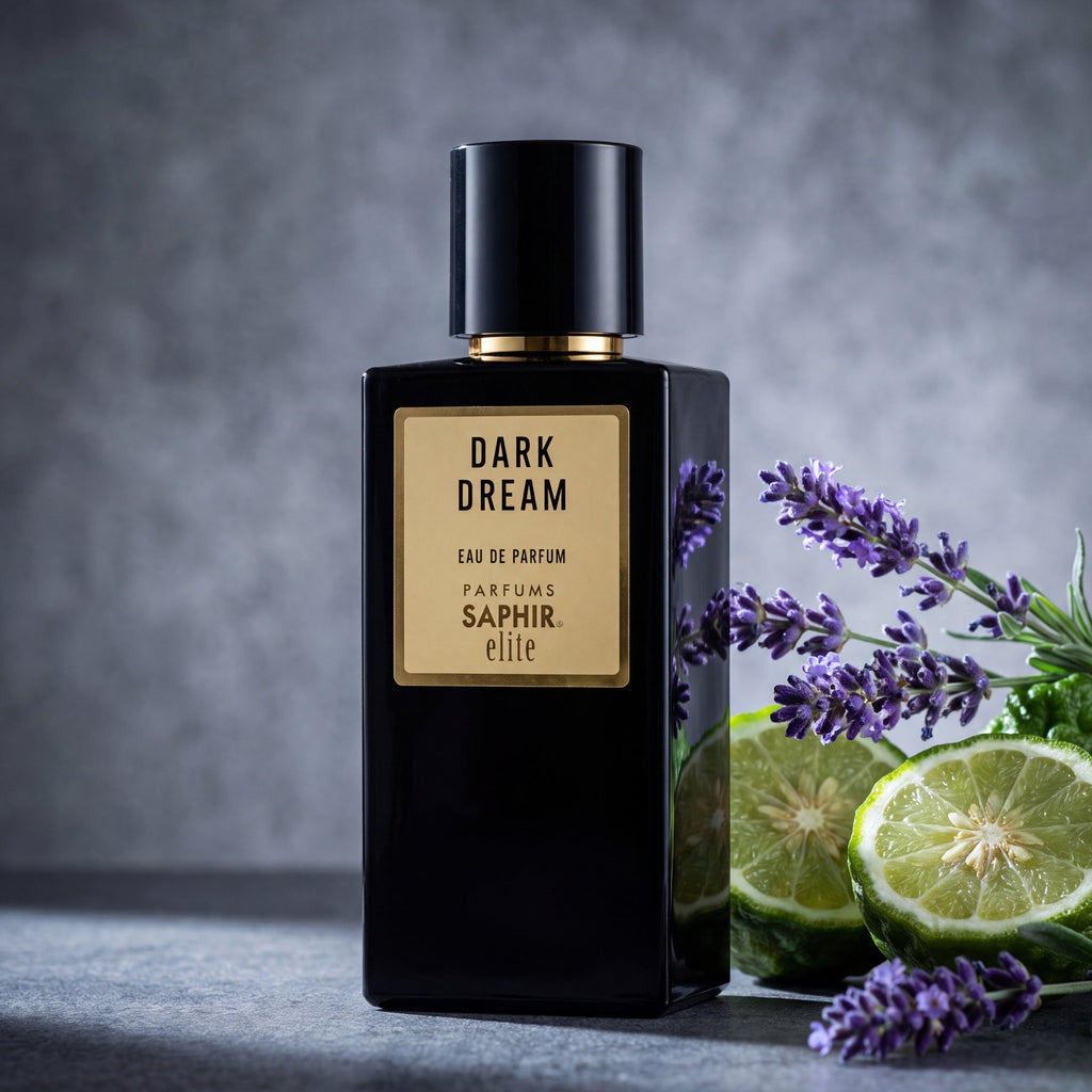 Saphir Parfums Elite Flakon. Der Duft Dark Dream mit Inhaltsstoffen.