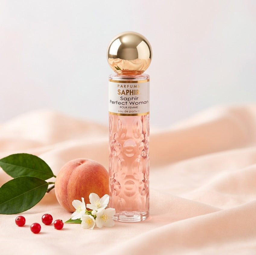 Saphir Parfums 30 ml Flakon. Der Duft Perfect Woman mit Inhaltsstoffen.