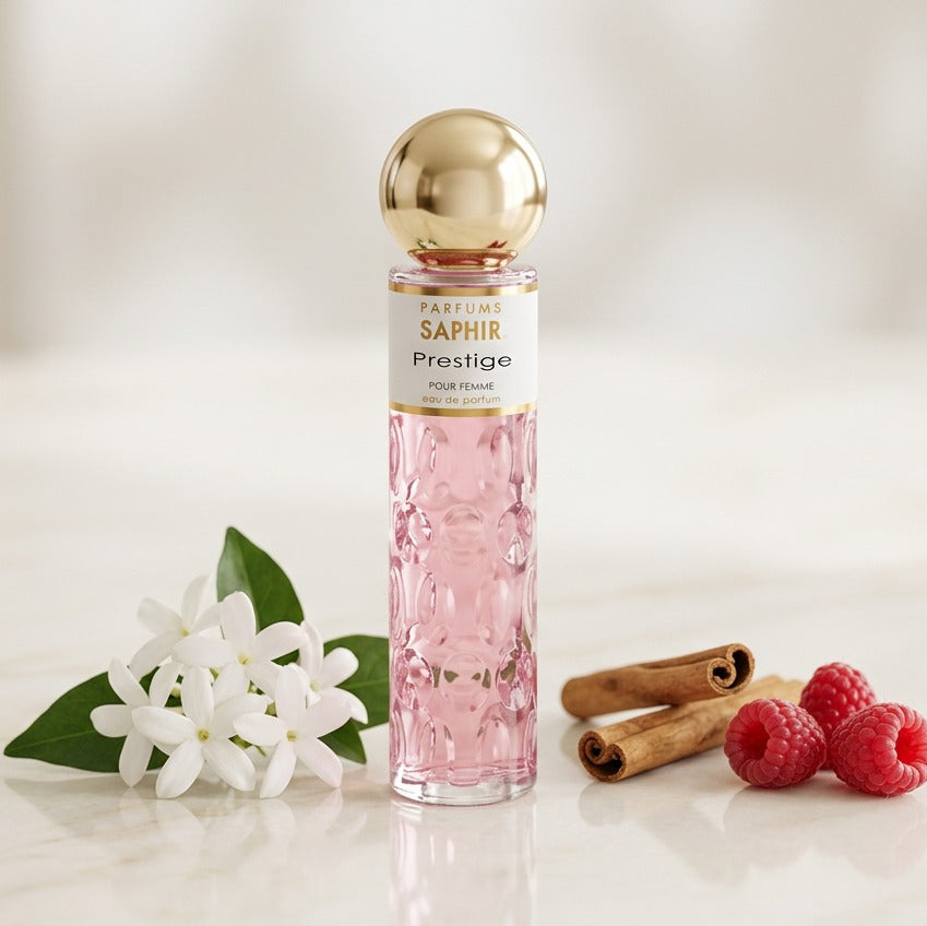 Saphir Parfums 30 ml Flakon. Der Duft Prestige mit Inhaltsstoffen.