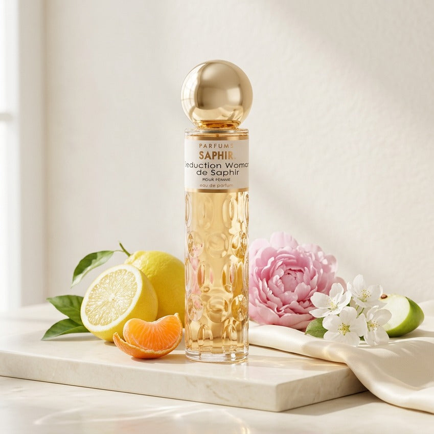 Saphir Parfums 30 ml Flakon. Der Duft Seduction Woman de Saphir mit Inhaltsstoffen.