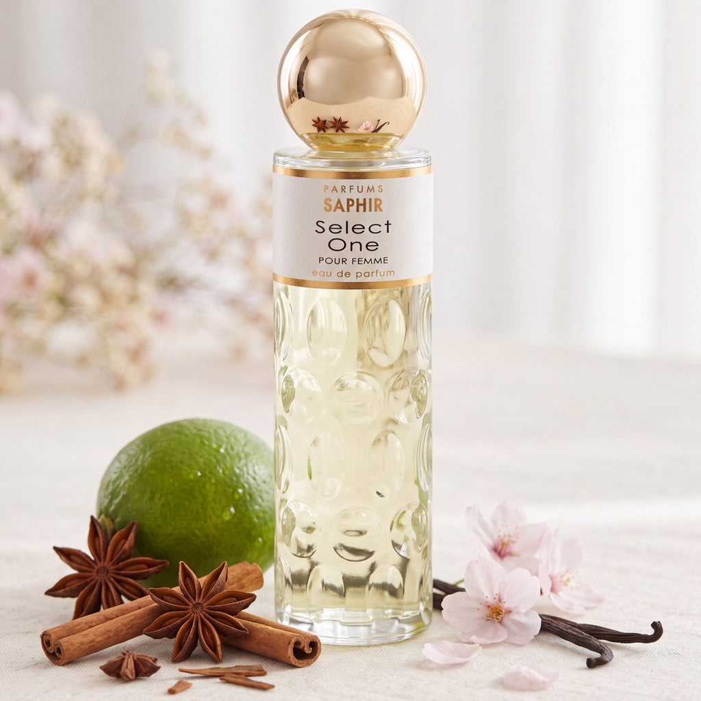 Saphir Parfums 200 ml Flakon. Der Duft Selection One mit Inhaltsstoffen.