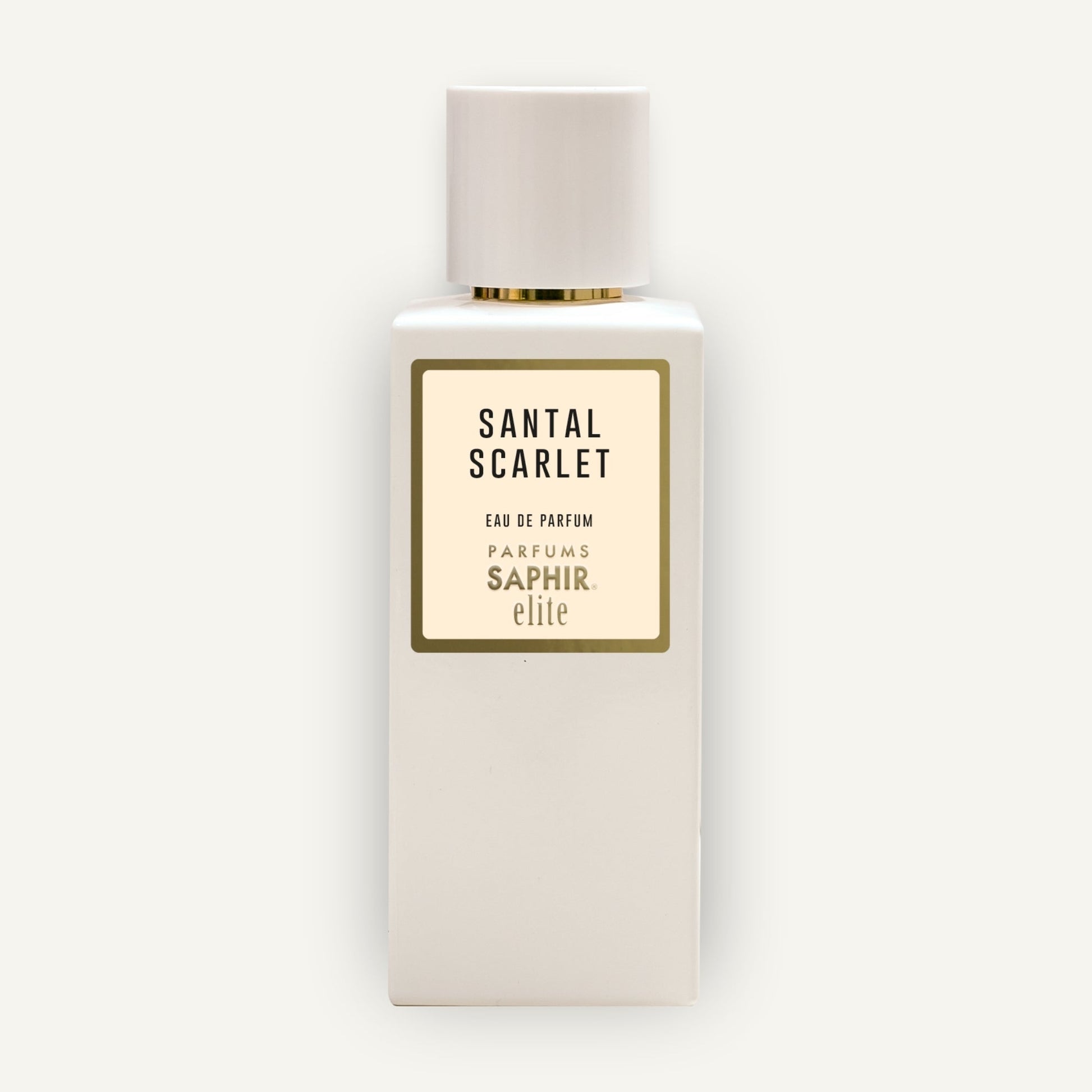 Saphir Parfums Elite Flakon. Der Duft Santal Scarlet.