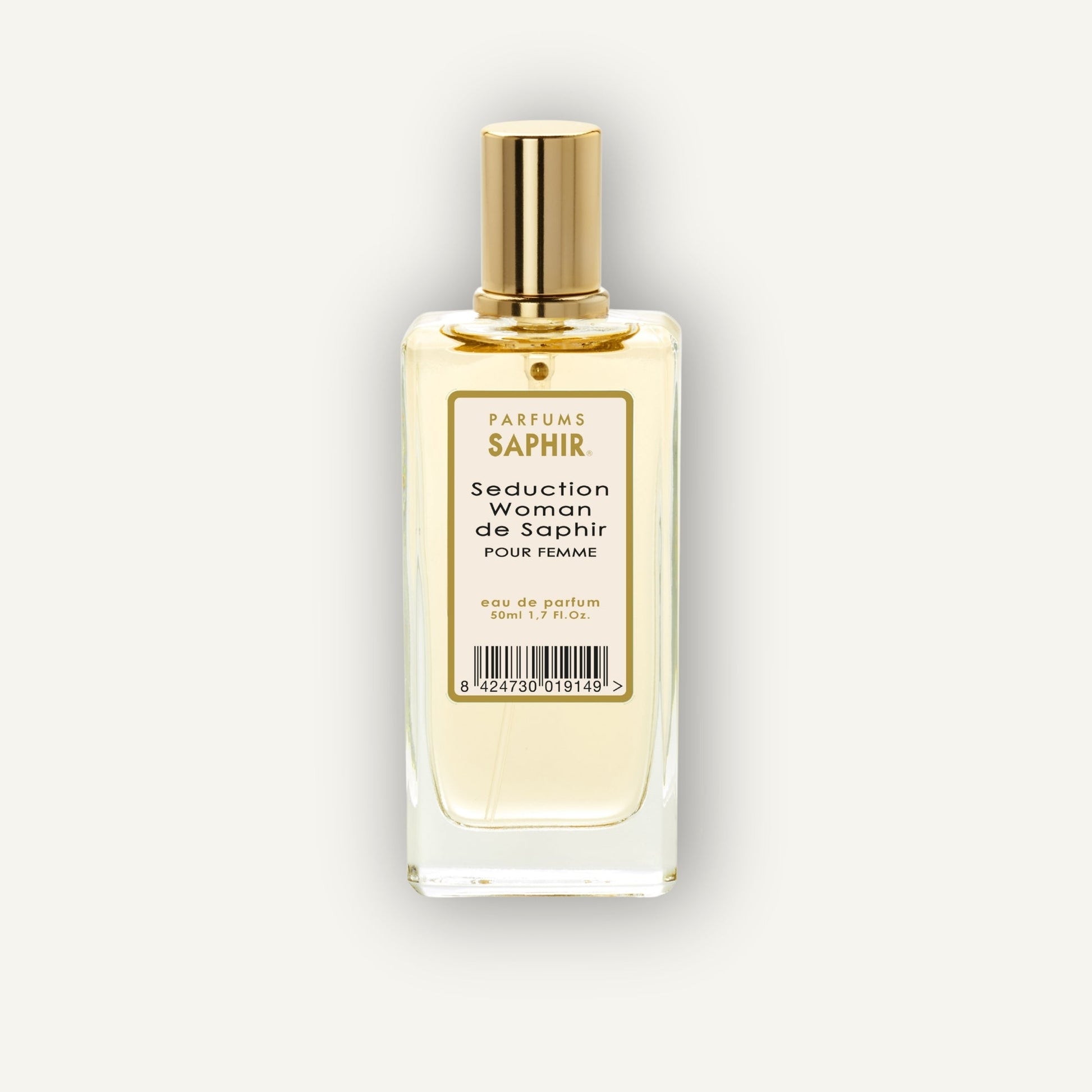 Saphir Parfums 50 ml Flakon. Der Duft Seduction Woman de Saphir.
