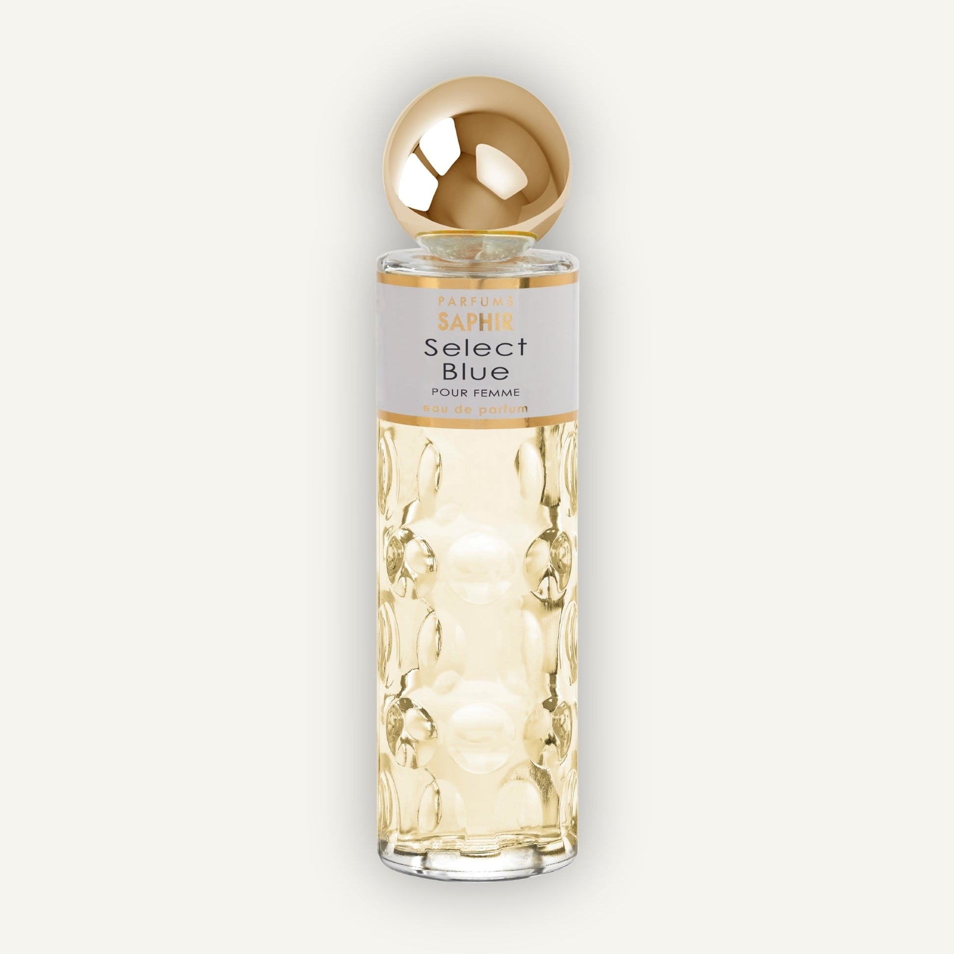 Saphir Parfums 200 ml Flakon. Der Duft Select Blue.