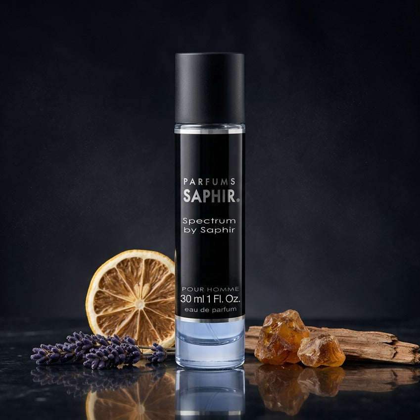 Saphir Parfums 30 ml Flakon. Der Duft Spectrum by Saphir mit Inhaltsstoffen.